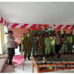 Kanit Binmas Polsek Tempuran Beserta Anggota Bhabinkamtibmas Melaksanakan Giat Pembinaan Kasatgas Desa dan Anggota Linmas Inti Desa