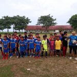 Pembukaan Akademi Sepak Bola Bara FC Di Desa  Sukahaji Kecamatan Ciasem Kab Subang.