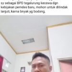 Beredar Status Facebook Ketua BPD Desa Tegalurung, Yang di Tujukan Ke Inspektorat, Soal Kekecewaannya Atas Kebijakan Pemdes