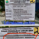 Proyek Peningkatan Manggungjaya – Puloboyo, Apakah Tidak Tertukar Pekerjaannya, Atau Memang Lokasinya Benar di Lokasi Dusun V Desa Sumurgede