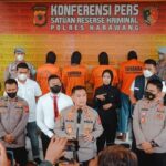 Polres Karawang Merilis Pengungkapan Kasus Penyalah Gunaan Gas Elpiji Bersubsidi