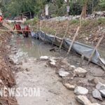 Pekerjaan Turap Saluran Air Di Desa Cicinde Selatan Kecamatan Banyusari, Di duga Tidak Sesuai RAB