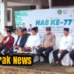 Upacara Hari Amal Bakhti (HAB) KE 77 Kementrian Agama, di Kecamatan Cilamaya Kulon Berjalan Dengan Sukses Dan Penuh Kebersamaan.