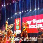 Bertabur Pertunjukan Kesenian, Festival Goyang Karawang TNI-Polri Berlangsung Meriah