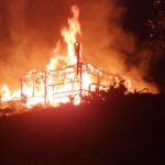 Dua Rumah di Dusun Calingcing Desa Cintalaksana Ludes di Lalap Si Jago Merah