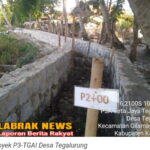 Petani Tegalurung Apresiasi Pembangunan Proyek P3-TGAI Yang Dibangun Pemdes Tegalurung