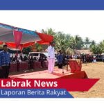 Pemdes dan Masyarakat Desa Sumurgede, Gelar Upacara Bendera HUT RI Ke-79 di Lapangan Bola Desa Sumurgede