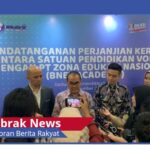 Dirjen Vokasi Bersama BNET Academy Menggelar Acara Penandatanganan MoU Dengan 40 Sekolah Menengah Kejuruan (SMK)