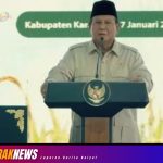 Menuju Swasembada Pangan, Prabowo Subianto Hadiri Panen Raya Di Kota Lumbung Padi Karawang